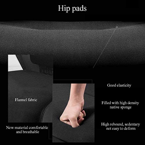 n/a Reclining Office Chair Ergonomic Computer Mesh Lounger Executive Swivel Office Desk Work Chair with Hidden Footstool and Lumbar Support