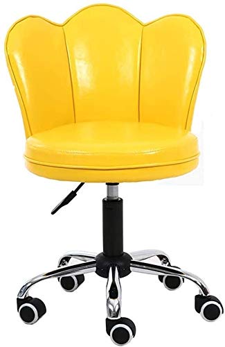 zZZ Furniture Stool/Swivel Chairs Computer Chair Back Support Chair with Wheels Adjustable Home Office Desk Chairs PU Leather Living Room Chairs