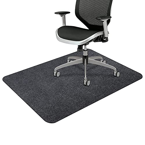 SALLOUS Chair Mat for Hard Floors, 55" x 35" Desk Chair Mat for Hard Surface, 1/6" Thick Office Chair Mat for Hardwood Floor, Low-Pile Desk Rug f