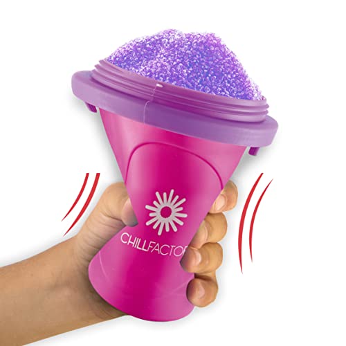 Character Options 07954 ChillFactor Passion Fruit Party-Reusable, Homemade Squeeze Cup slushy Maker Kitchen Toys