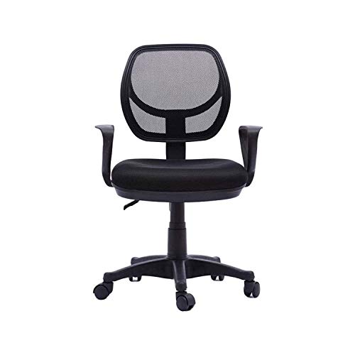 n/a Round Back Office Chair Staff Student Dormitory Home Arched Computer Chair Mesh Lifting Swivel Chair Backrest Staff Chair