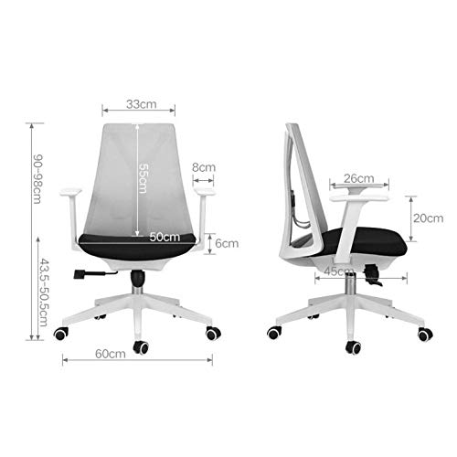 BZLSFHZ Computer Chair Home Office Chair Study Chair Bedroom Chair Backrest Lift Chair Comfortable Sedentary Engineering Chair