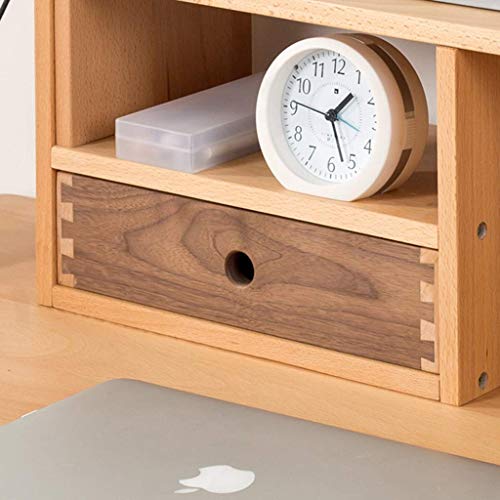 WXJLYZRCXK Bookcases Expandable Wood Desktop Bookshelf Desk Organizer Countertop Bookcase Office Storage Rack Adjustable Display Shelf for Home D