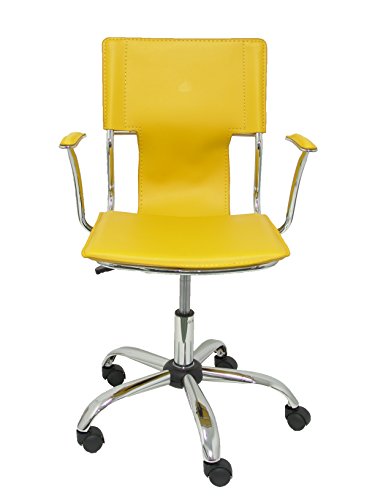 Piqueras and Crespo 214 – Ergonomic Office Chair with Fixed Arms, Adjustable Height and 360 Degree Rotating
