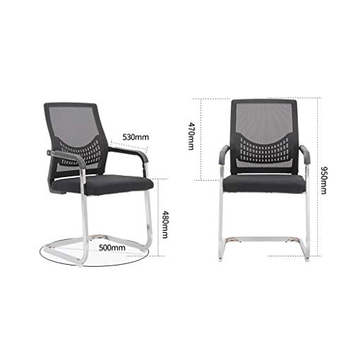 n/a Furniture Mesh Side Reception Chair Office Chair Ergonomic Mesh Mid-Back Computer Desk Chair