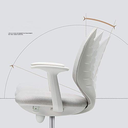 MU Breathable Mesh Executive Chair, Ergonomic Office Chair, Height-Adjustable, 360 ° Swivel Swivel Chair with 3D Thick Cushion, Suitable for Home