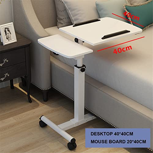 DYXYH Foldable Computer Table Portable Rotate Laptop Desk Table for Bed Can be Lifted Standing Desk Home Furniture (Color : B, Size