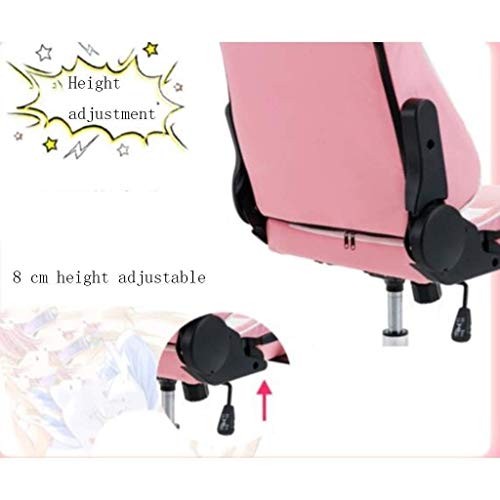 LZQDM Racing Style High Back Ergonomic Office Chair Executive Swivel Computer Desk Chair Height Adjustable Task Chair Reclining with Lumbar Suppo