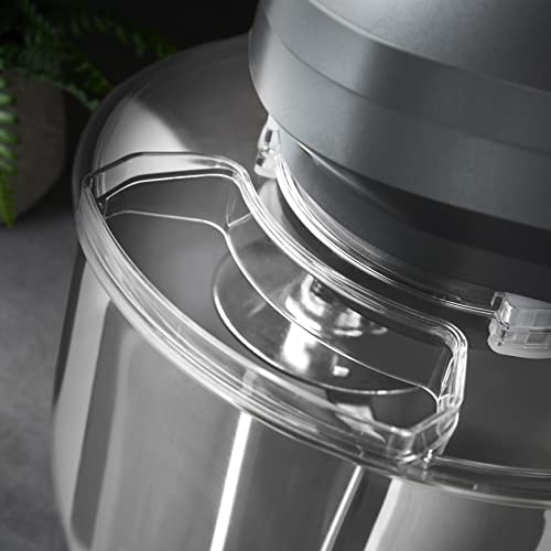 KAPPLICO Pro Plus 1800W Stand Mixer, 7.0L Stainless Steel Bowl, 6-Speed Food Mixer, Dough Hook, Whisk & Mixing Beater, Non-slip Rubber Feet, 24m