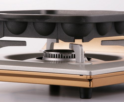 Iwatani Takoyaki Grill Pan, Medium, Black