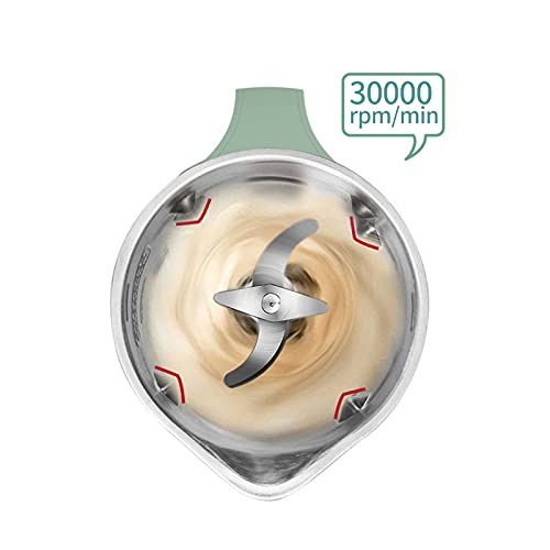 Irishom Soymilk Maker for One Person, 350mL Juicer Soy Milk Machine, Multi Cooker Mixer for Rice Cereal Boiling Water, UK Plug