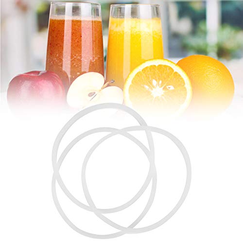 Dioche Rubber Gasket for Blender Blender Rubber Seal Ring Hobbs Blender Rubber Seal Rubber White Gaskets Rubber Seal Ring For Magic Bullet Flat/C