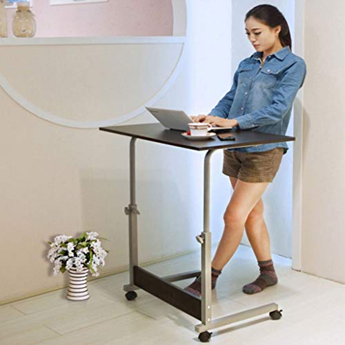 NXYJD Height Adjustable Office Desk, All-Purpose Utility Table, Sit to Stand Up Desk Home Computer Desk