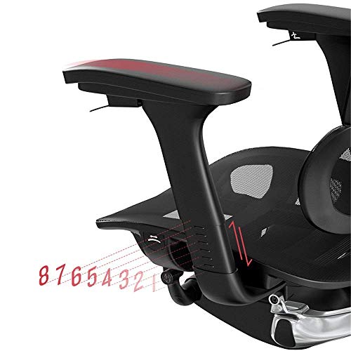 MU Office Computer Chair, Home Engineering Chair, Boss Chair, Waist Support, Spine, Ergonomic Chair, High Backrest, Lifting Armrest, Aluminum All