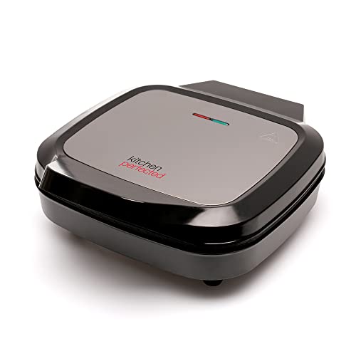 KitchenPerfected Health Grill and Panini Press - Black Steel - E2701BK
