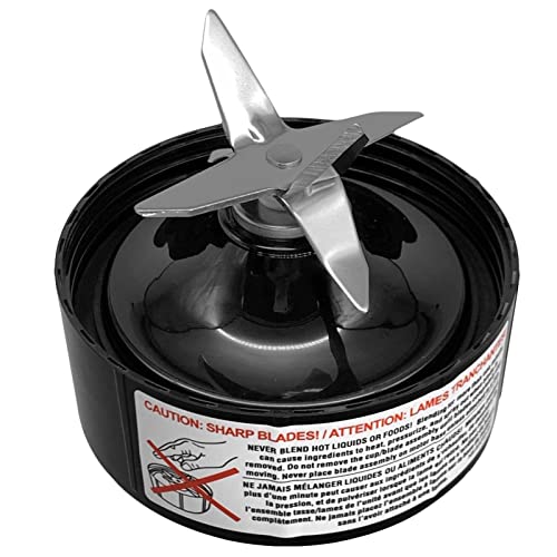 AUMUA Spare Blade for NutriBullet 1200 Series Blender, 6 Fins Replacement Blade Part Compatible with NutriBullet 1200W Balance/Lean Extractor