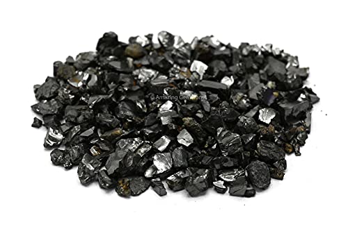 Elite Shungite Stones Chips for Water Purification Tablets, Authentic Karelian Heritage Shungite Stones for Shungite Water Bottle (50 Gram)