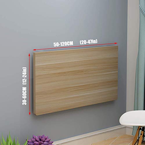 MYYINGELE Wall Mounted Drop Leaf Table, Dining Tables For Small Spaces Little Wall Desk Office Home Kitchen Table, Computer Desk, Pink, 50 * 40cm