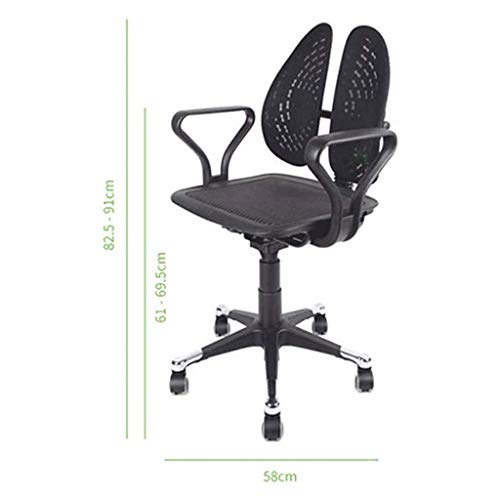 NXYJD Ergonomic Health Office Chair Home Staff Chair Can Be Raised and Lowered Computer Chair Conference Chair Comfortable