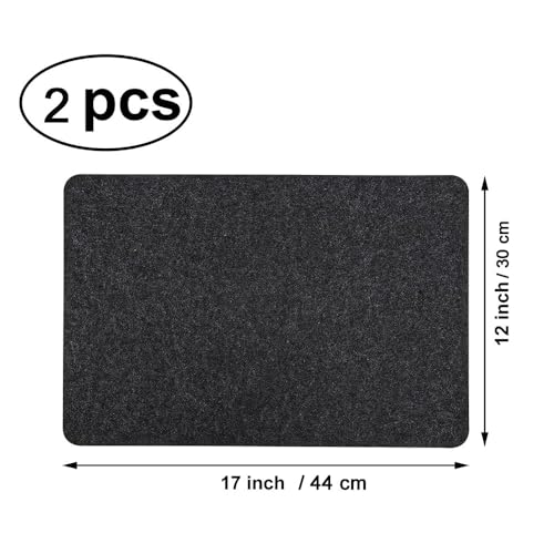 Heat Resistant Mat for Air Fryer, 2 PCS Heat Protector Mat with Appliance Sliders Function for Ninja Air Fryer, Salter Air Fryer,Coffee Maker,Mic