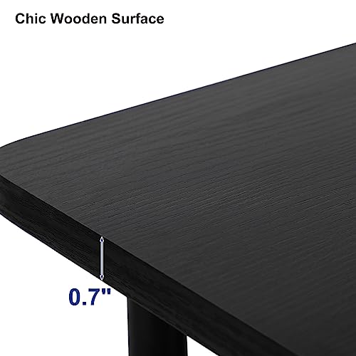 SONGMICS Under Desk Printer Stand and Mobile Machine Cart with Shelf Heavy Duty Storage Rack for Office Home Black UOPS02B