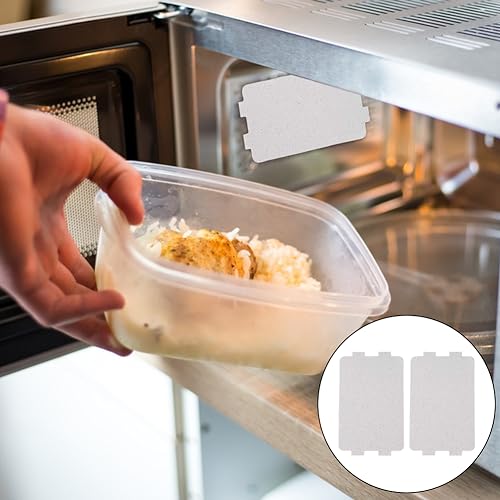 DSFSAEG 10Pcs Universal Microwave Oven Mica Plate Sheet Microwave Waveguide Cover Replacement High Temperature Resistant Protects Microwave Ovens