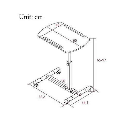 JYDQM Pink Folding table Garden Tables dining table Tables,Portable Adjustable Height Laptop Desk Bed Sofa Pc Stand Lapdesks Wheels Home Furnitur