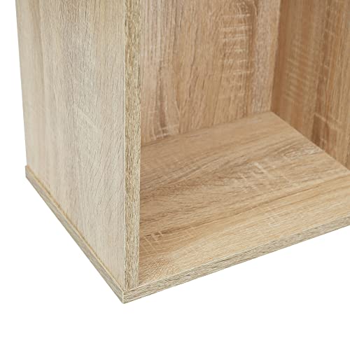 N/A 47 Inch Bookcase Home Office Computer Writing Study Desk With Bookshelf Storage Laptop Desktop Workstation (Color : A)