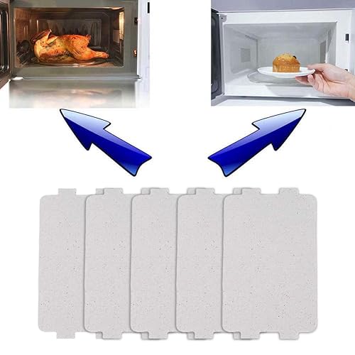 DSFSAEG 10Pcs Universal Microwave Oven Mica Plate Sheet Microwave Waveguide Cover Replacement High Temperature Resistant Protects Microwave Ovens