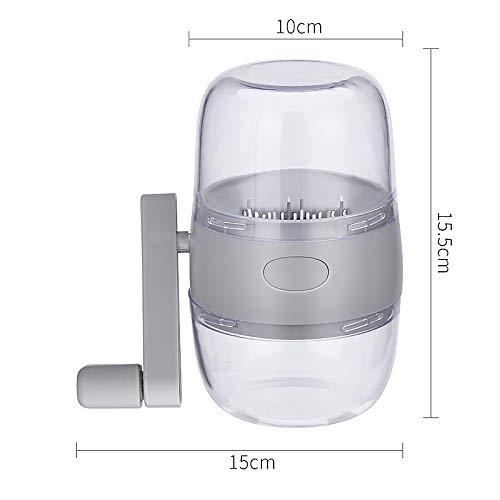 Hosoncovy Manual Nut Grinder with Hand Crank Nut Chopper Peanut Grinder Dried Fruit Crusher for Different Nuts for Baking for Kitchen