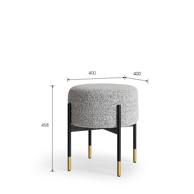 N/A Nordic Soft Bag Makeup Stools Leisure Lazy Living Room Shoe Changing Stool Ottomans Bedroom Furniture Sofa Stool