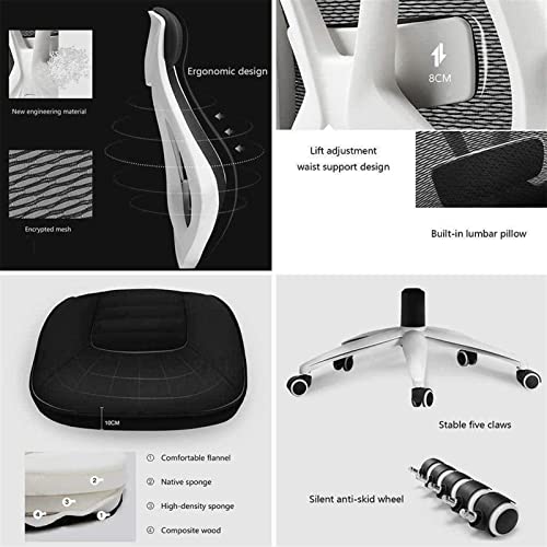 WZLYHD Desk Chair Computer Chair,Home Boss Chair Business Ergonomic Swivel Chair Game Chair Reclining Office Chair