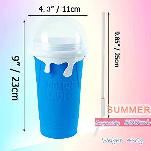 Slush Cup Magic Quick Frozen Slush Machine 500 ml, Slush Ice Cream Cup, Slushie Maker, Slushie Maker, Smoothie Cup, Frozen Slushy Cup, Slushy Cup