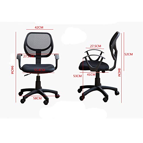 LZQDM 1 PC Nylon Mesh Five-star Feet Mesh Chair Ergonomic Adjustable Office Chair