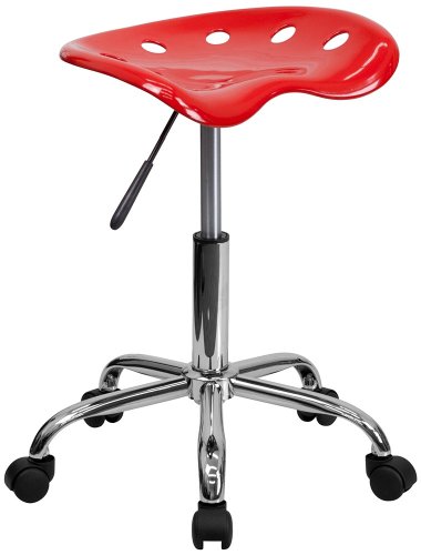 Flash Furniture Barstool, Chrome, Silver, 38.1 x 43.18 x 65.41 cm