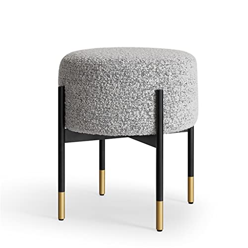 N/A Nordic Soft Bag Makeup Stools Leisure Lazy Living Room Shoe Changing Stool Ottomans Bedroom Furniture Sofa Stool