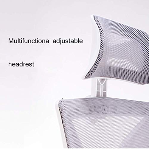 n/a Ergonomic High Back Mesh Office Chair with Adjustable Armrest Lumbar Support Headrest Swivel Task Desk Chair Computer Chair Guest Chairs Rece