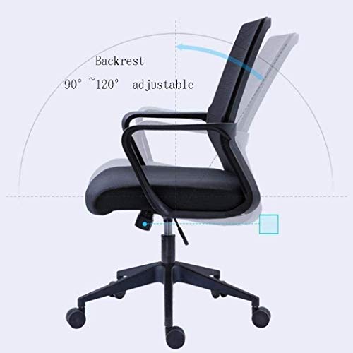 HJW Game Chair Office Chair Mesh Computer Chair, Home Ergonomic Chair Backrest Chair Study Chair, Swivel Chair Armchair,Style 4