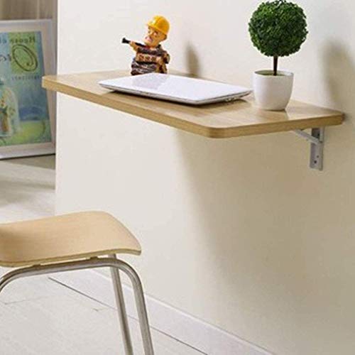 MYYINGELE Folding Wall-Mounted Drop-Leaf Table, Fold Down Floating Table Hanging Table Kitchen Dining Table Study Computer Deskfor Garage & Shed/