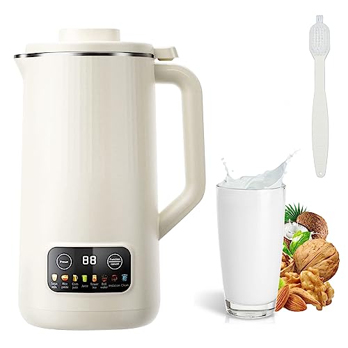 Nut Milk Maker Machine - 20 oz Multi Automatic Almond Milk Machine with 10 Blades, Homemade Almond, Oat, Soy, Etc Grain, Soy Milk Maker Machine w