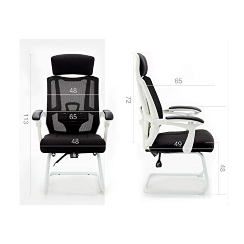 n/a Furniture Mesh Side Reception Chair Office Chair Ergonomic Mesh Mid-Back Computer Desk Chair