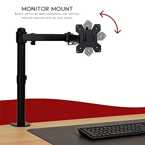 TRUKIND 4 Pcs Electric Adjustable Desk Accessory Kit - Comes with Dual Monitor Mount - Under Desk Cord Organizer Headphone Stand and CPU Holder -
