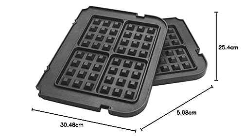 Cuisinart GR-WAFP Electric Griddler, Cast Aluminum, Waffle Plates