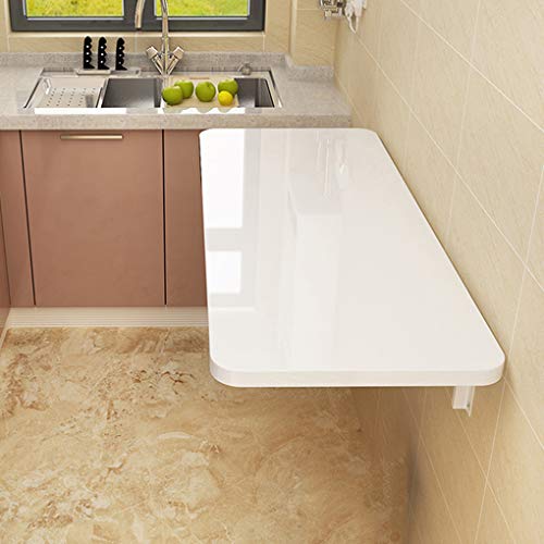 RXBFD Folding Wall-Mounted Drop-Leaf Table Wall Mounted Drop Leaf Table Folding Wall Table,Kitchen Dining Table, Home Office Computer Desk Childr