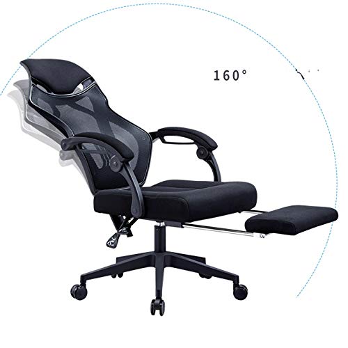 LZQDM Home Computer Chair, Comfortable Office Chair, Reclining Game Chair, Ergonomic Swivel Chair Computer Gaming Chair