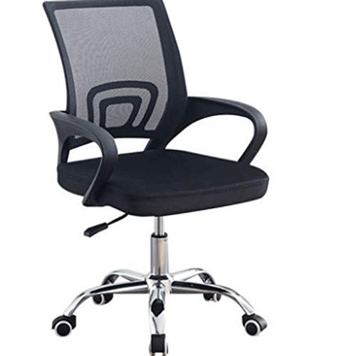MMAXZ Simple Computer Chair Home Office Chair Dormitory Chair Backrest Swivel Chair Simple Lazy Staff Meeting Chair Seat Lift Chair