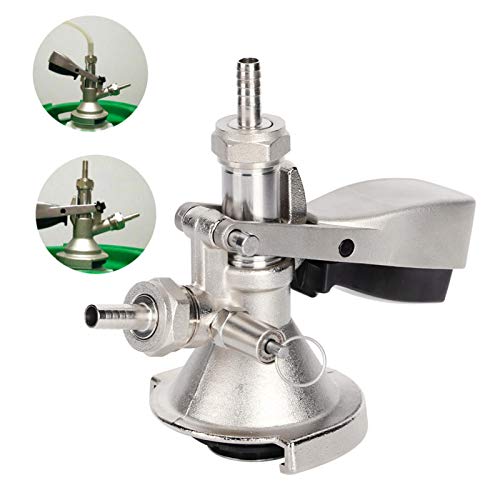 Beer Keg Coupler, A Type Keg Coupler Stainless Steel Beer Keg Connector, Dispensing Equipment Accessory
