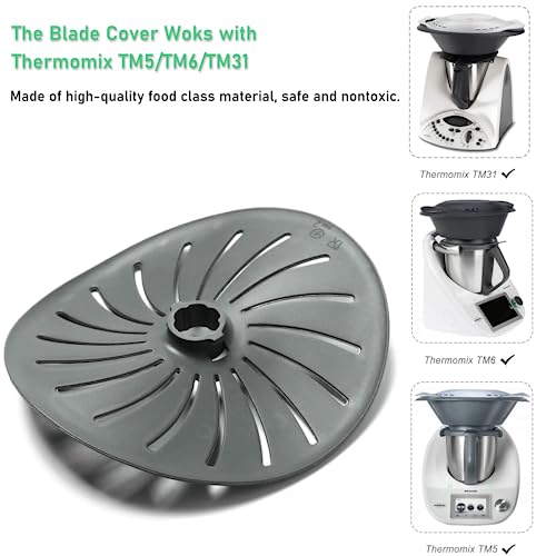 Blade Protective Cover, Blender Blade Cover, Food Class Protector Food Processor Heating Plate, Mixer Blade Cover, Blade Cover Compatible with Th