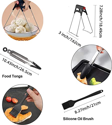 Kaiwuqn Ninja air fryer accessories, Air Fryer Accessories for Ninja Dual AF300UK, AF400UK, &7.6L-9.5L Dual air fryers. Including air fryer rack,