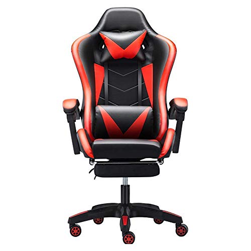 MU Home High Back Computer Desk Leather Executive Adjustable Swivel Gaming Racing Office Chair